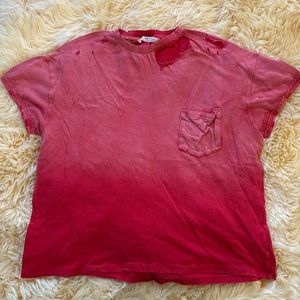 We the free distressed t